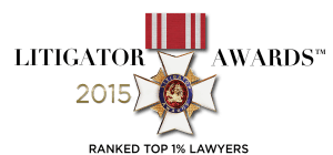 Litigator awards graphic