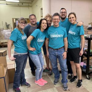LSF law team volunteering at community event in Cleveland