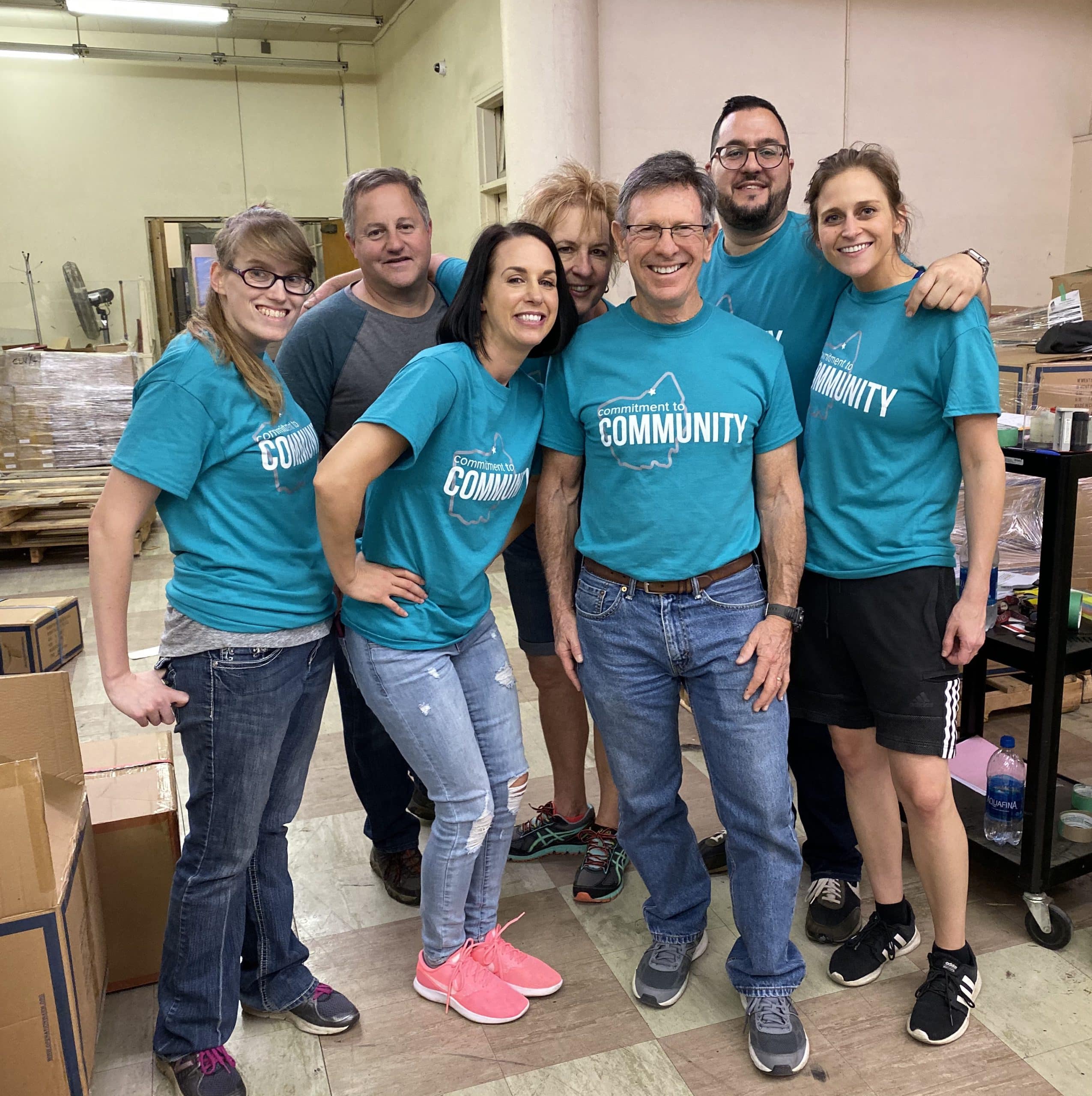 LSF law team volunteering at community event in Cleveland