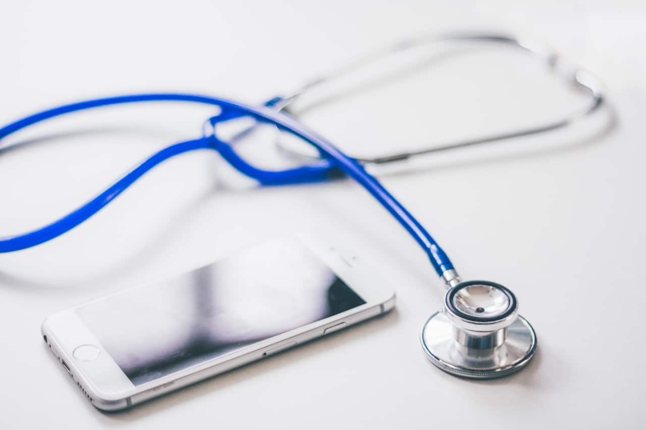 Stethoscope with iphone