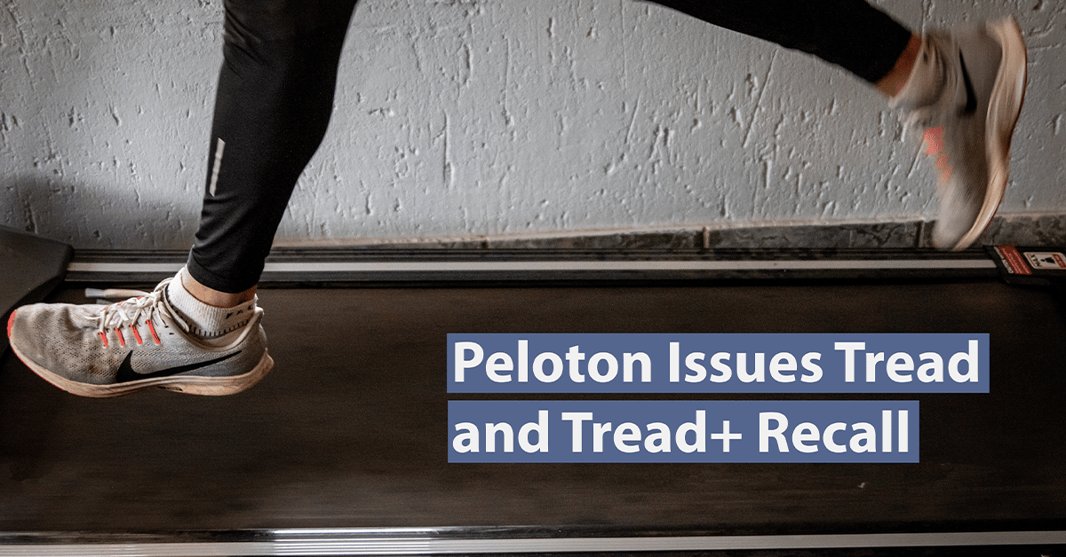 Peloton Treadmill Recall - product liability legal cases